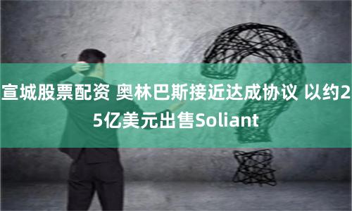 宣城股票配资 奥林巴斯接近达成协议 以约25亿美元出售Soliant